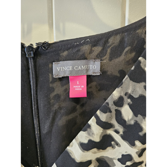 Dillard's Vince Camuto Midlength Dress Size Large Cheetah Worn Once Perfect Cond - Picture 6 of 6